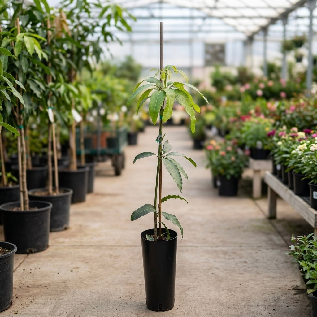 Pianta di Mango Mangifera Indica, H120CM