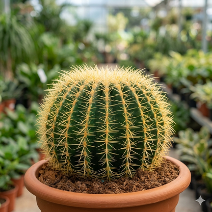 L'Echinocactus Grusonii ''Cuscino della suocera''