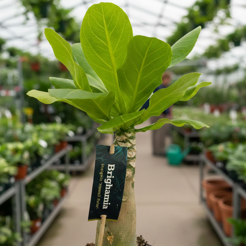 Brighamia Insignis, Palma Hawaiana